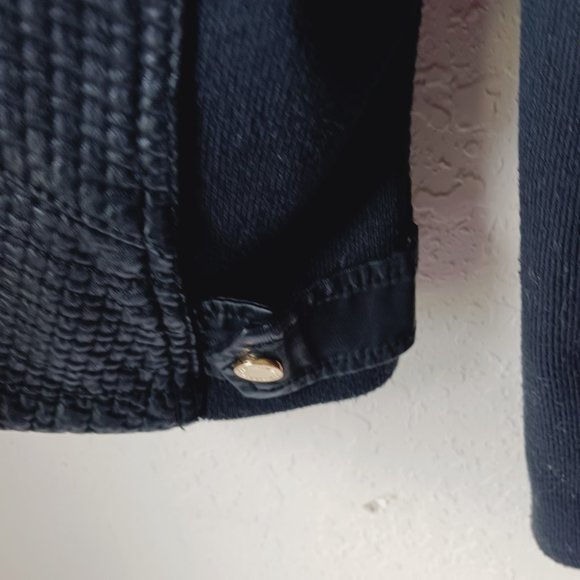 Calvin Klein black with gold zippers and snaps. - Picture 11 of 11